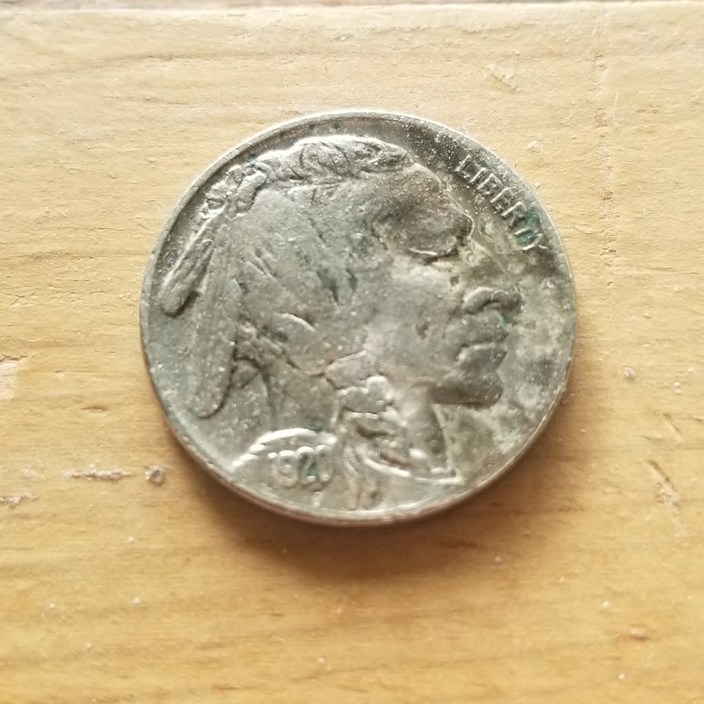 1920 ! buffalo nickle rarer date...gift idea